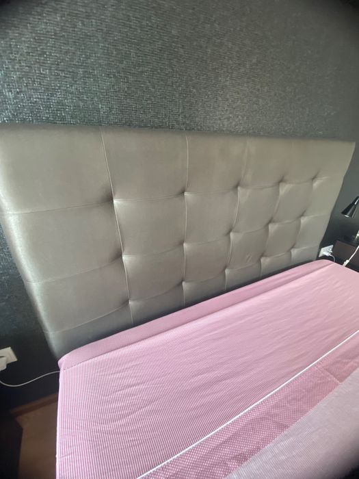 Cama casal estofada
