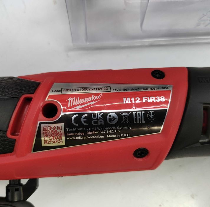 Milwaukee Fir38 grzechotka udarowa 3/8 elektryczna 12V + etui ochronne