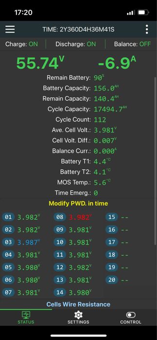 Система дбж 3 фази гібридні інвертори 5.5 kWt акб 15 kWt h