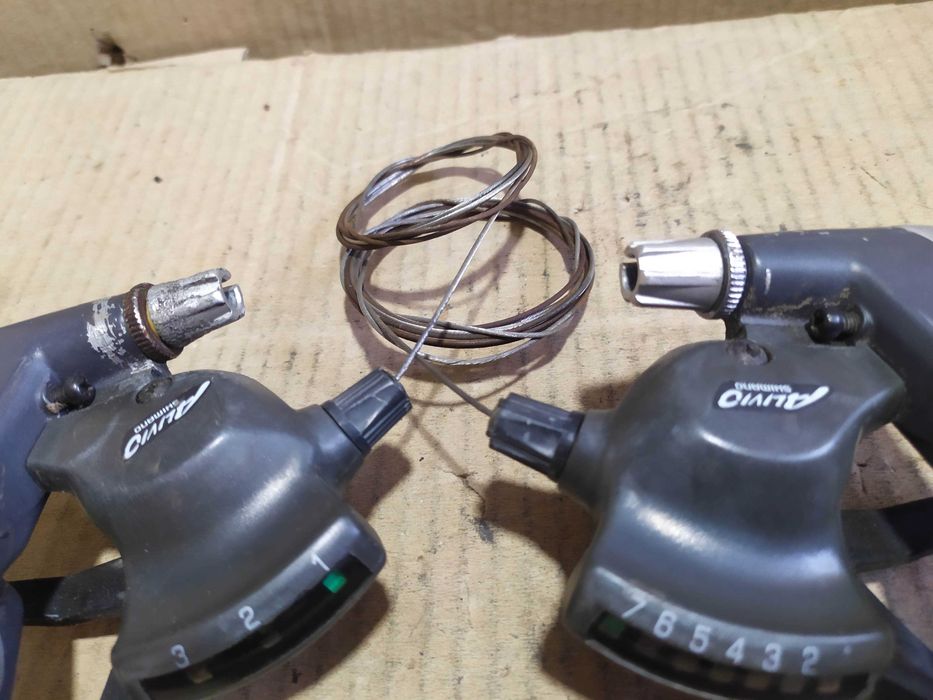 Моноблоки, манетки Shimano Alivio- ST-MC12, 3х7скоростей