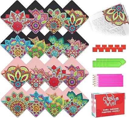 Zakładka do książki z malowaniem diamentowym