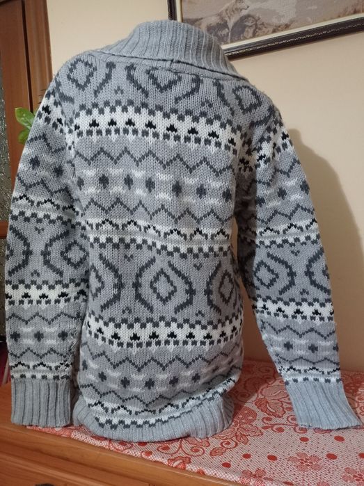 Кофта жіноча светр жіночий теплий в'язаний з візерунком Michele Boyard