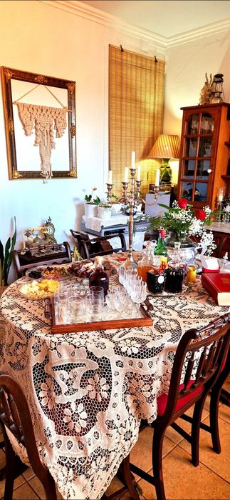 Toalha de mesa grande bordado renda veneza feita a mãoo