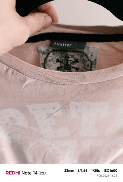 T-shirt damski ,pudrowy róż L