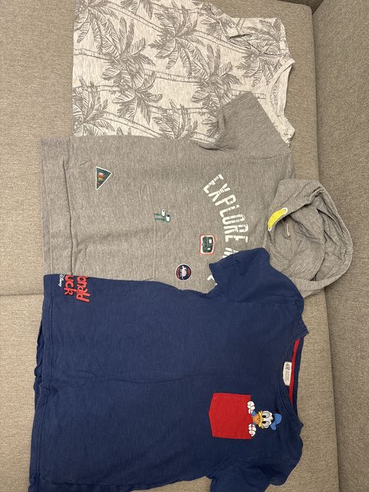 Zestaw koszulek 3szt roz  134, 140