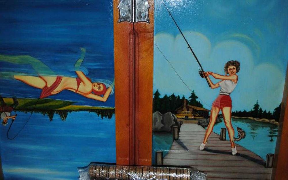 Нарди 70 см подарунок мужчині, рибалці, гумор. Нарды резные красочные