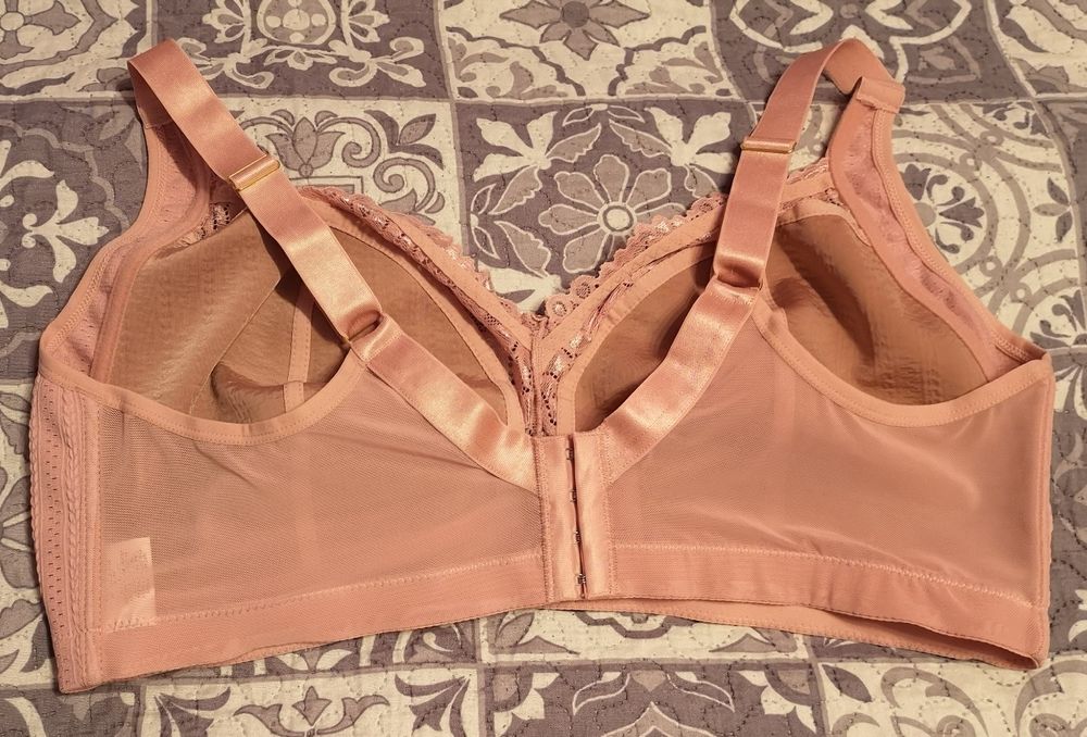 Nowy biustonosz pudrowy róż 110F