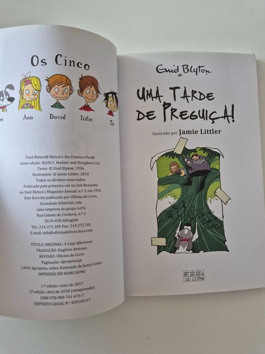 Uma Tarde de Preguiça - Os Mini-Cinco N.º 4 de Enid Blyton