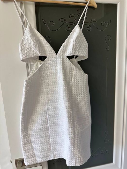 Zara Сукня жіноча Cut Out White Mini Dress S Білий