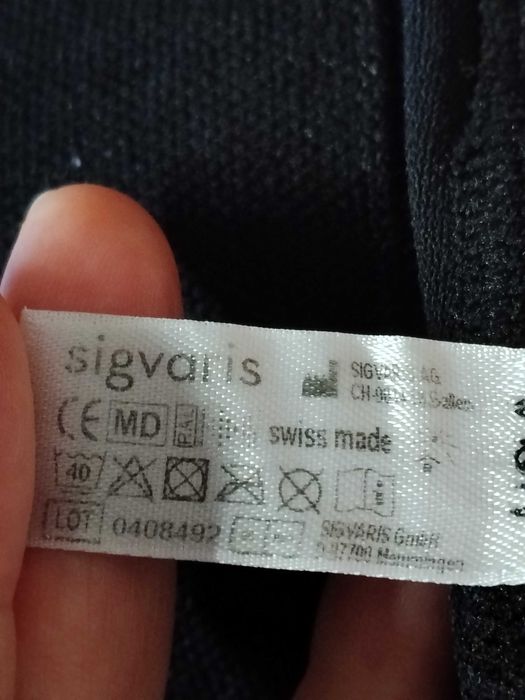 Продам компрессионные чулки SIGVARIS (Швейцария) размер М Plus класс компрессии 2 цвет черный