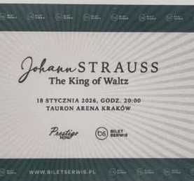 Johann Strauss Orchestra bilety na koncert 4 szt. płyta
