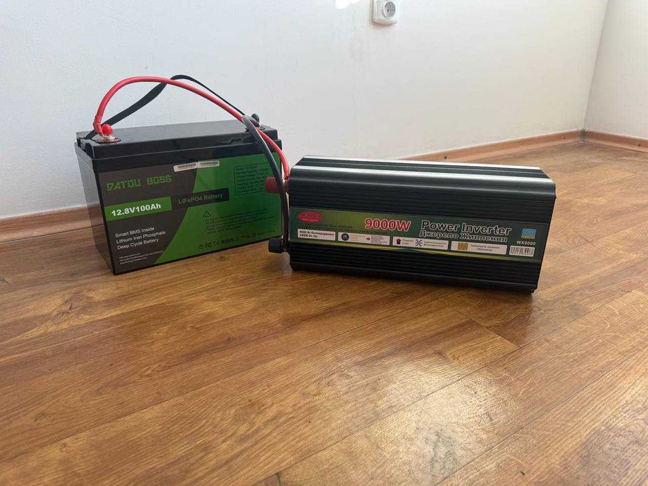 Аккумулятор LiFePO4 100Ah 12V с BMS для дома и солнечных систем *️⃣