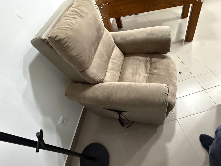 Cadeirão articulado tecido