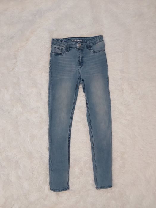 h&m dżinsy z wysokim stanem xs