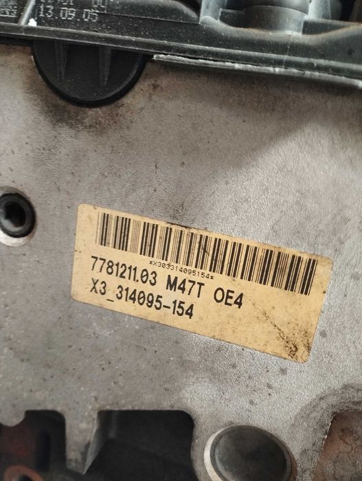 Motor usado BMW M47 ( com 4 injetores / sem turbo )