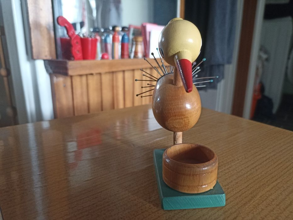 Igielnik PRL bocian naparstek