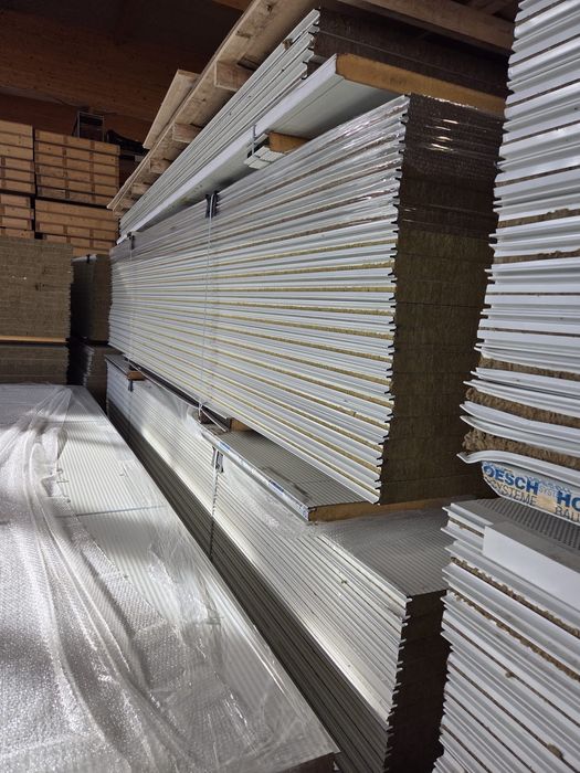 Płyta warstwowa obornicka wełna gr 60 mm dł 475cm  285m2