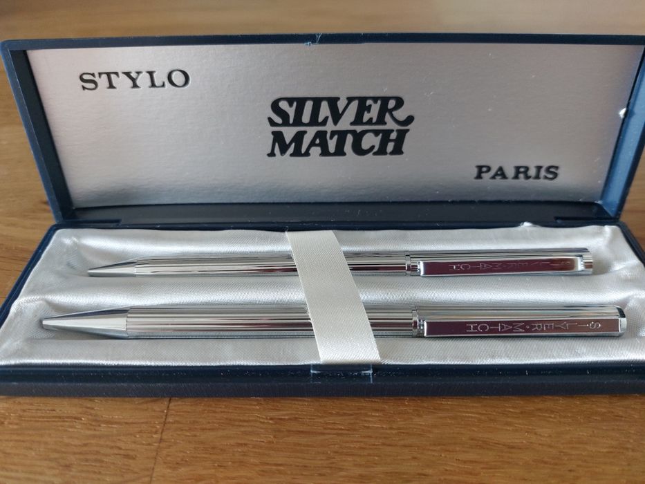 Conjunto esferográfica e lapiseira SILVERMATCH