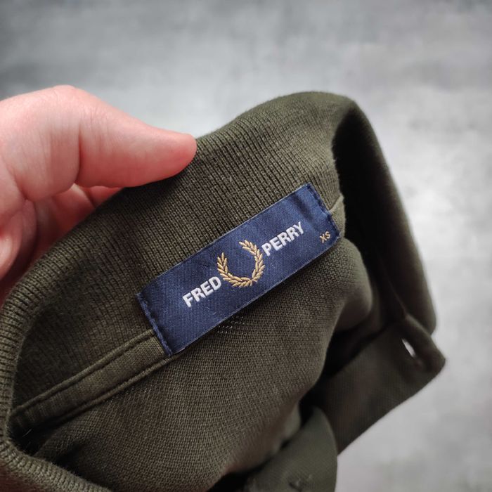 MĘSKA Koszulka Polo Elegancka PREMIUM Oliwka Fred Perry Haft Classic