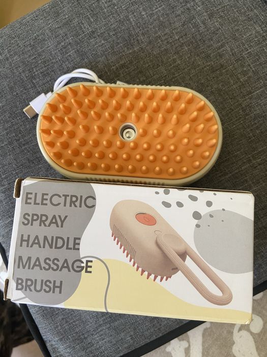 Escova para pêlo animal a vapor