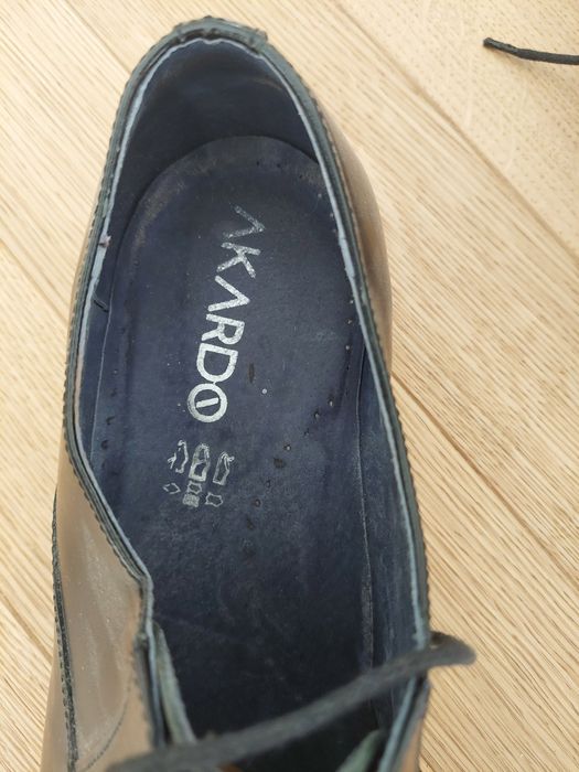 Buty Akardo 43 czarne skóra
