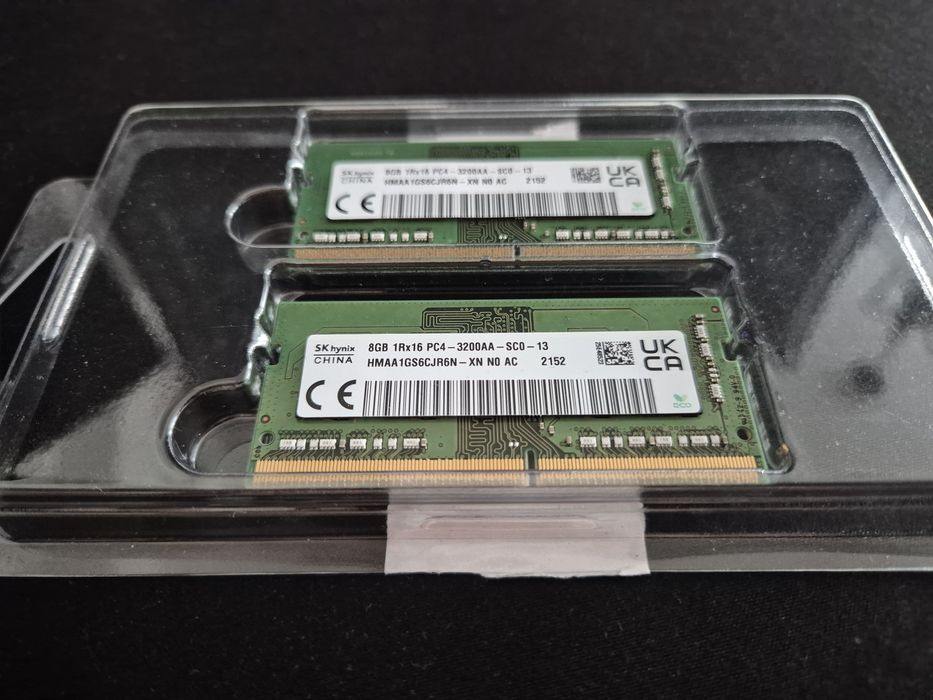 SK hynix 2x8gb ddr4 (16) laptop RAM