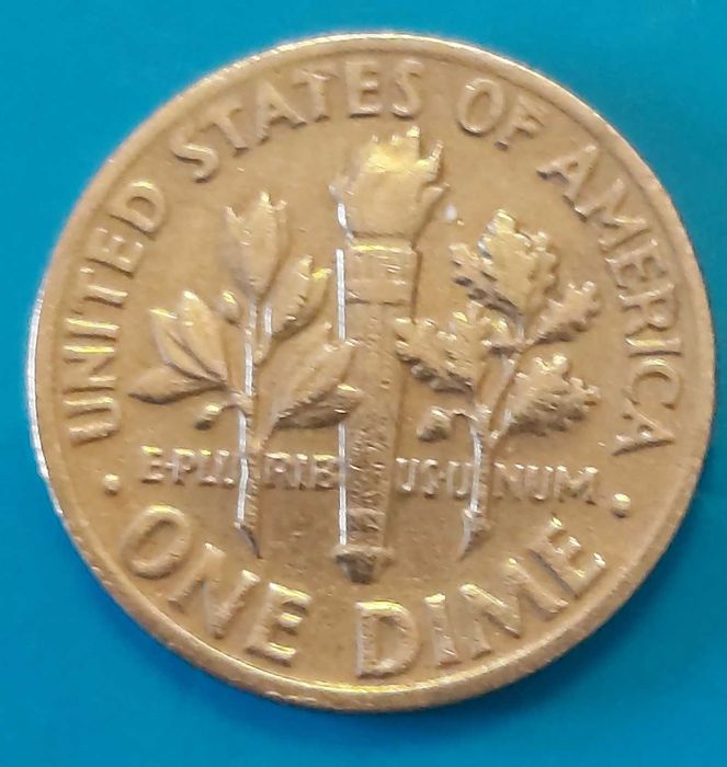 One Dime de 1967 dos USA Franklin Roosevelt