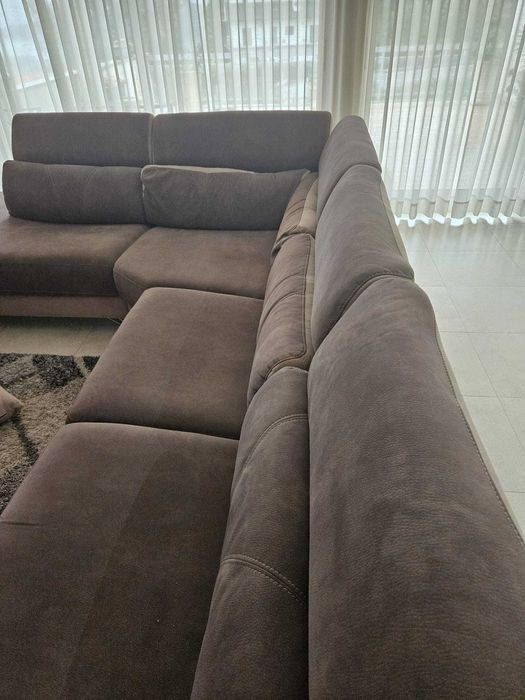 Sofá com chaise longue - Baixa de preço!