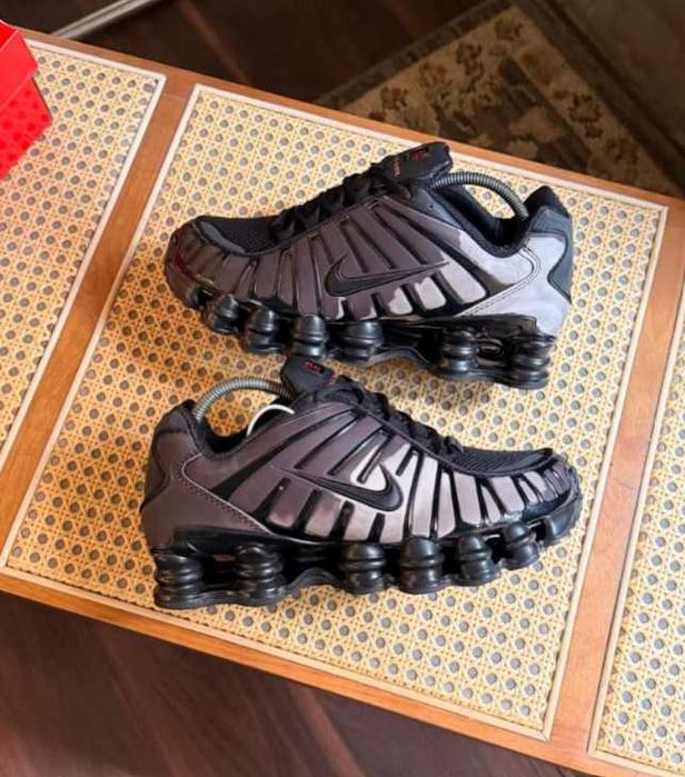 (БЕЗ ПЕРЕДОПЛАТИ) Nike Shox TL Termo Black Grey найк шокс термо чорно-сірі