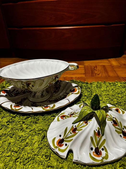 Terrina pintada à mão AOL