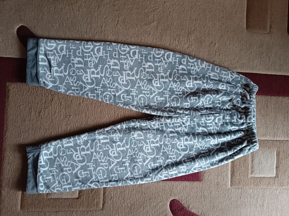 Чоловічі теплі домашні піжамні штани