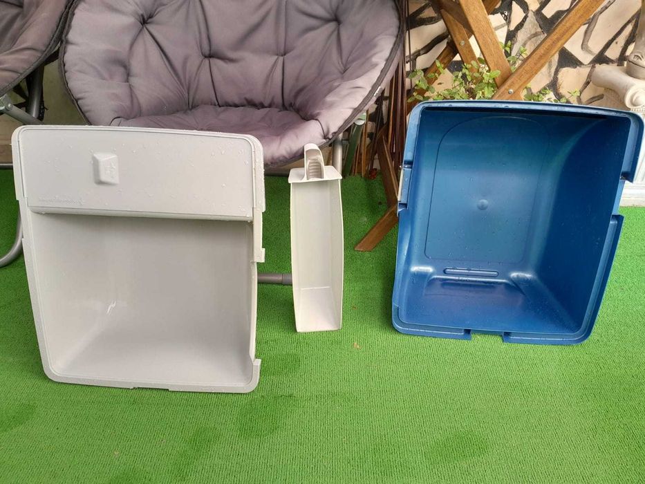 WC Gatos fechado Roll N'Clean Omega Paw