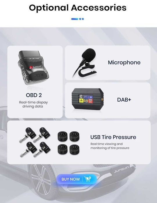 Rádio Android Citroen c3 de 2018 a 2025 GPS carplay 2/32GB Wifi SELADO
