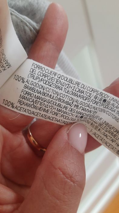 Zara marynarka dresowa szara M