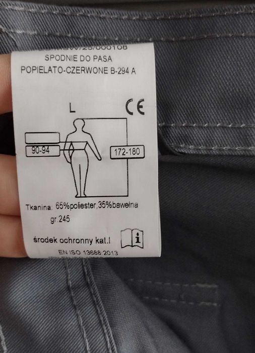 Odzież robocza. Spodnie plus koszulka