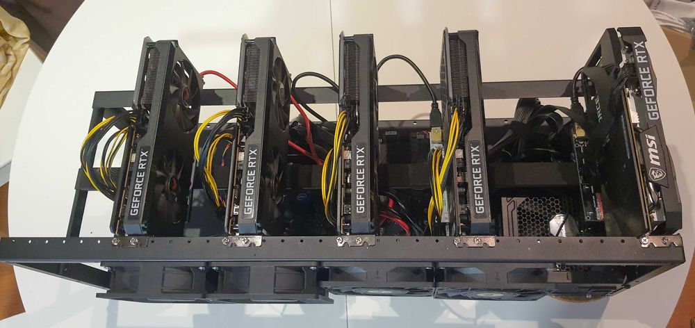Rig de mineração 301 MH em Ethereum ETH *Todas as peças na garantia