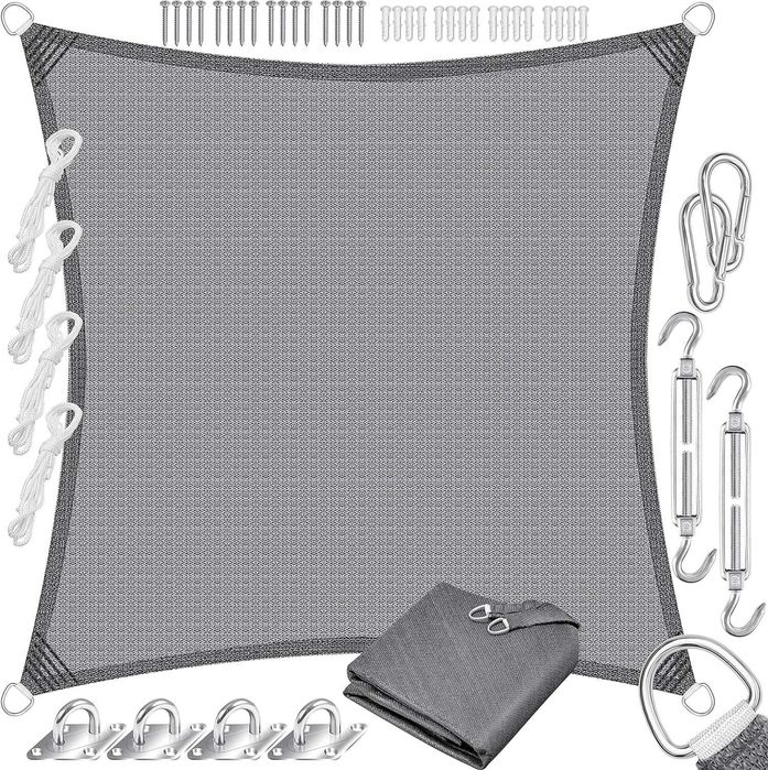 Nowa markiza przeciwsłoneczna / ochrona UV /KESSER 3x3 / żagiel !4447!