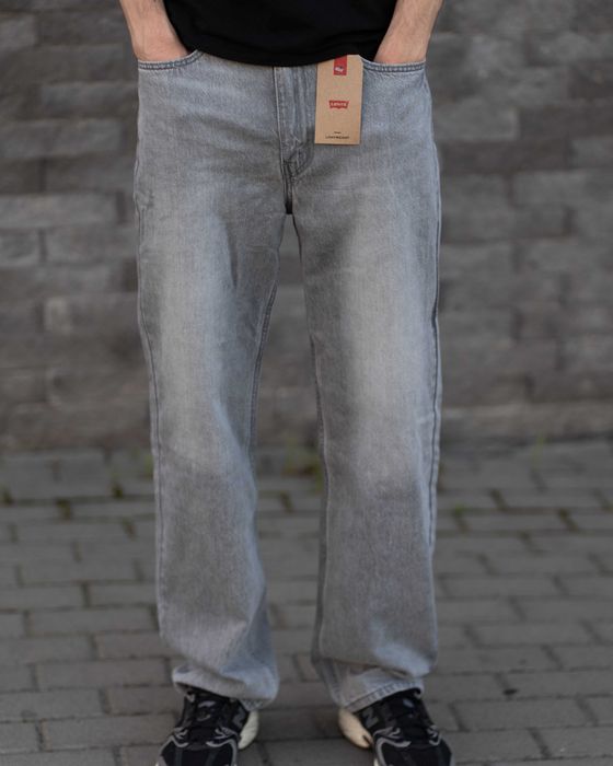 Мужские джинсы Levi's 565 Loose Straight Lightweight Denim A7221-0065 серые оригинал