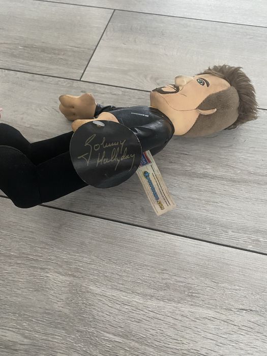 Hallyday  Johnny postać lalka  pluszowa figura nowa