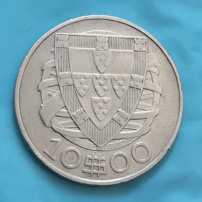 10 Escudos 1932 - prata