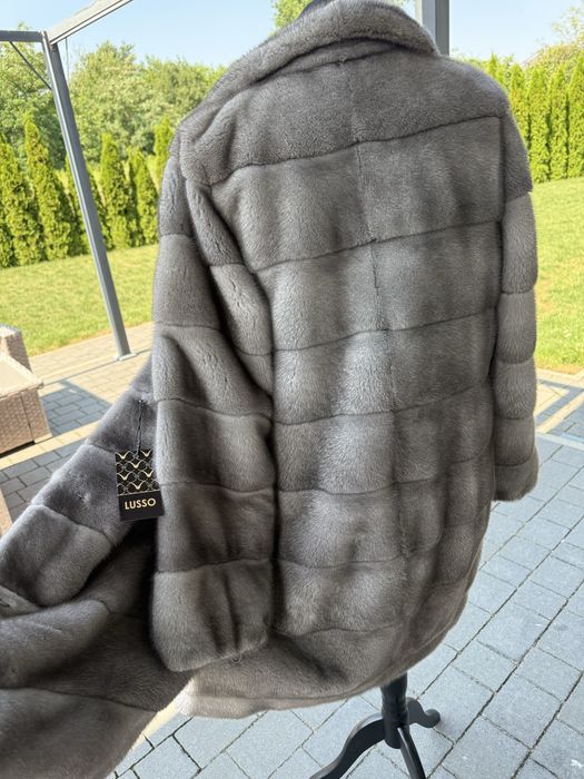 Futro naruralne z norek L XL