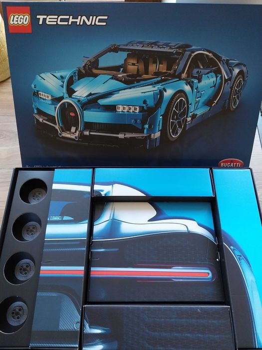LEGO Technic 42143 Ferrari Daytonai 42083 Bugatti Chiron PUSTE KARTONY