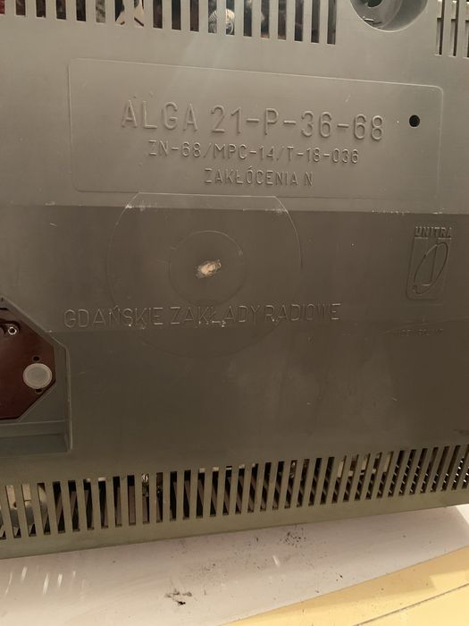 Telewizor alga 21 rok 1969 sprawny