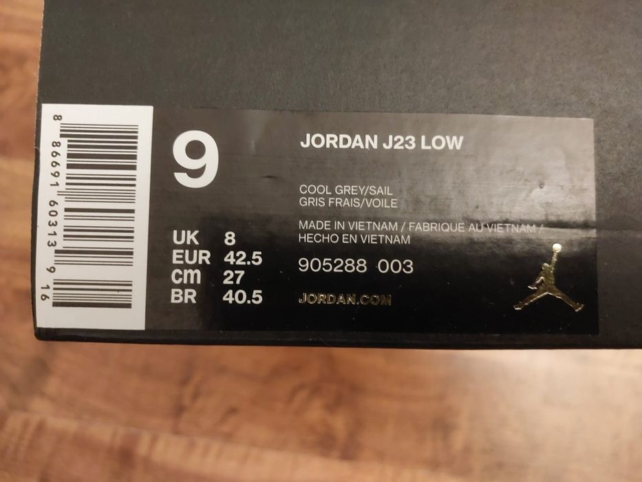 Jordan J23 Low 42.5 Eu 9 US