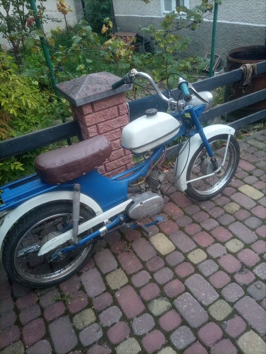 Мопед  Ріга  після  реставрації