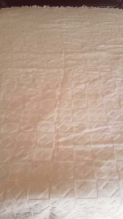 Colcha de Algodão Cama de Casal com Almofada