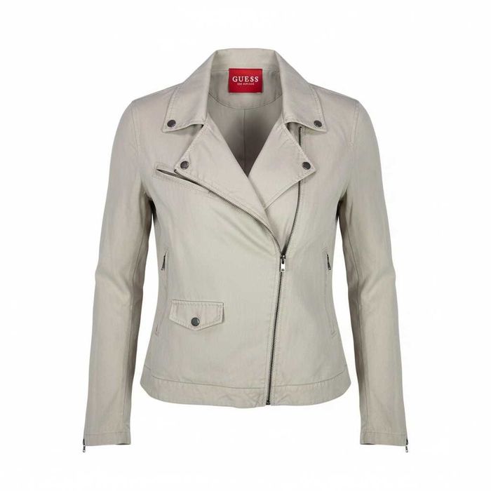 GUESS kurtka ramoneska damska XL / 46 letnia 100% lyocell rozpinana przejściowa