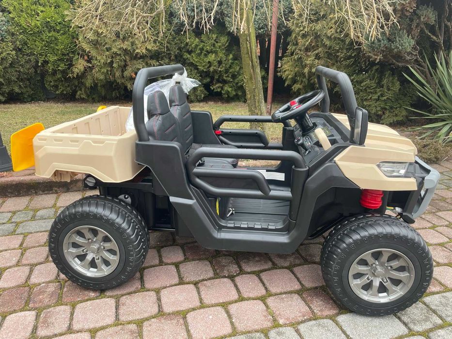 Dwuosobowe Auto na akumulator Ciężarówka Wywrotka 4×4 Pilot Samochód