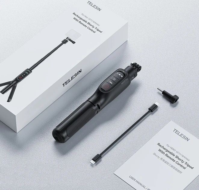 Монопод-повербанк 3в1 Telesin S1-CSS-01-TGP 45 см 5000 мА·год