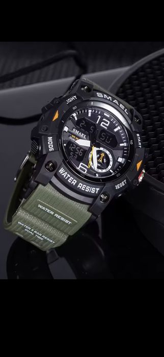 SMAEL  спортивний водостійкий  50 м годинник